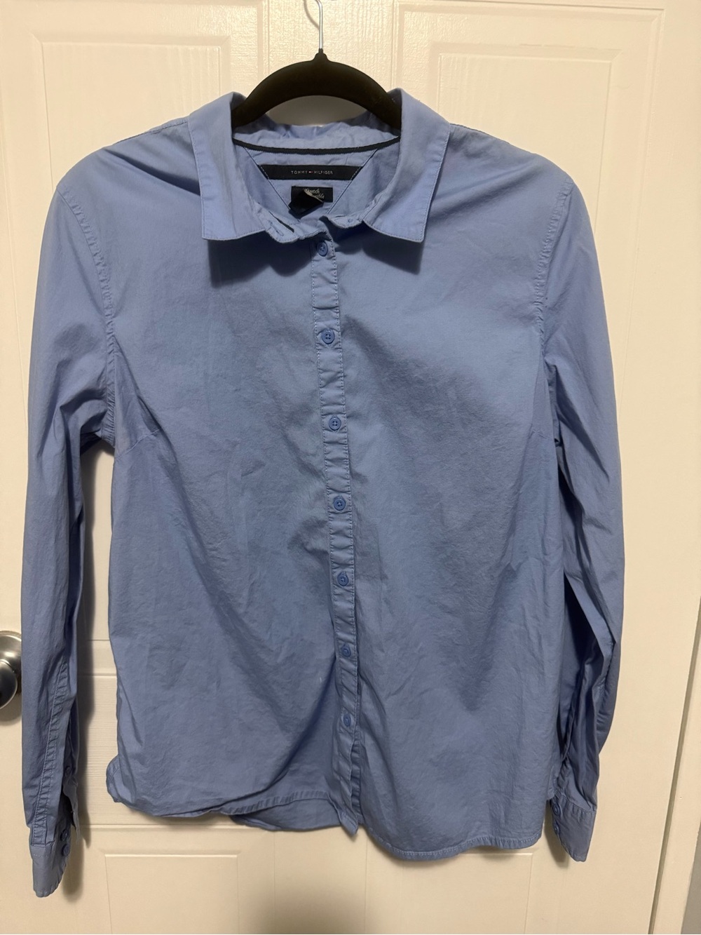 Light Blue Women’s Button-Up Shirt